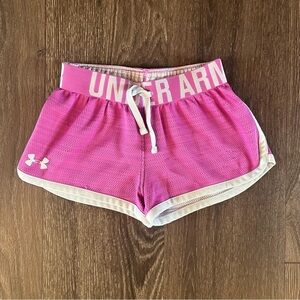 Under Armour Girls Purple Shorts, Size XS